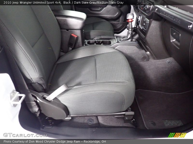 Black / Dark Slate Gray/Medium Slate Gray 2010 Jeep Wrangler Unlimited Sport 4x4