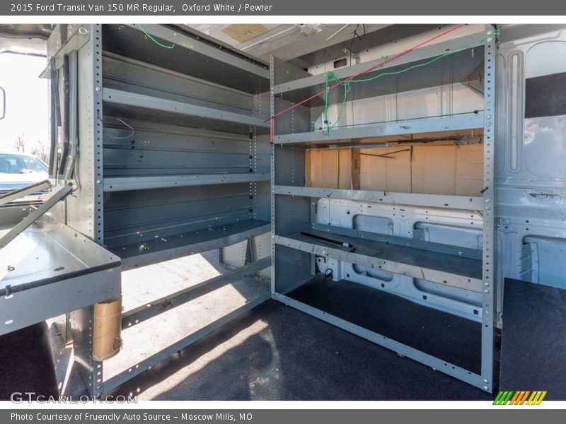Oxford White / Pewter 2015 Ford Transit Van 150 MR Regular