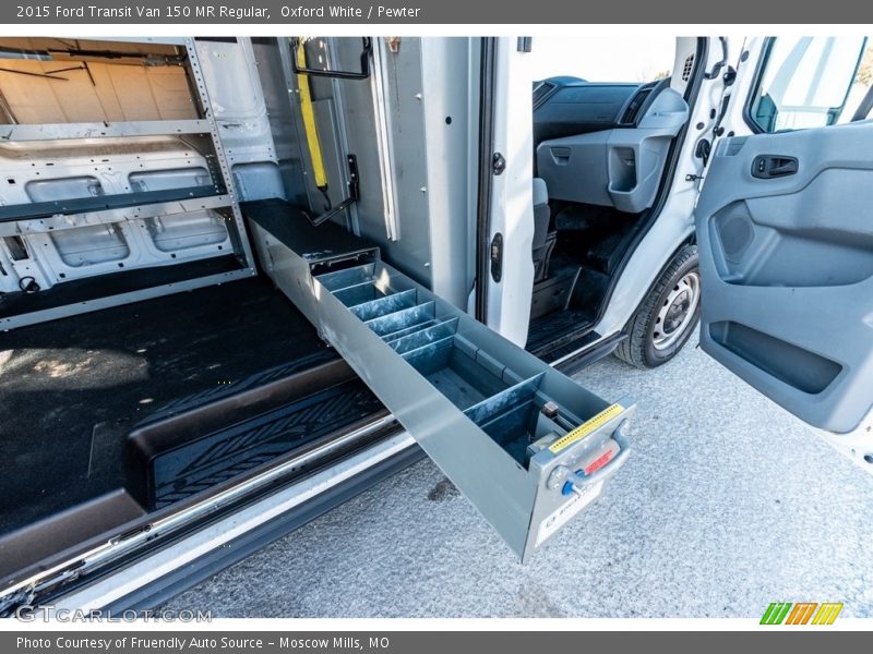 Oxford White / Pewter 2015 Ford Transit Van 150 MR Regular