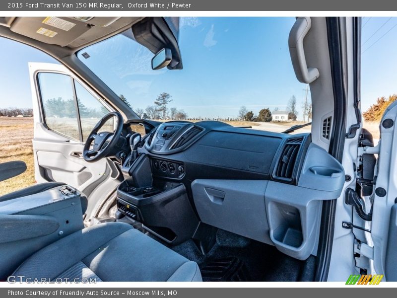 Oxford White / Pewter 2015 Ford Transit Van 150 MR Regular