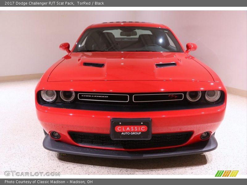 TorRed / Black 2017 Dodge Challenger R/T Scat Pack