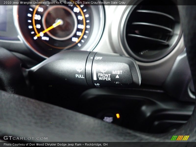 Black / Dark Slate Gray/Medium Slate Gray 2010 Jeep Wrangler Unlimited Sport 4x4