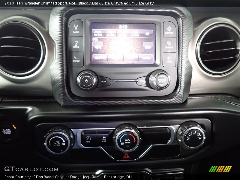 Black / Dark Slate Gray/Medium Slate Gray 2010 Jeep Wrangler Unlimited Sport 4x4