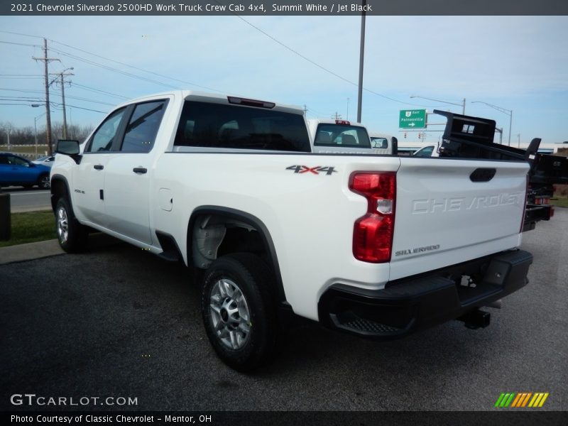 Summit White / Jet Black 2021 Chevrolet Silverado 2500HD Work Truck Crew Cab 4x4