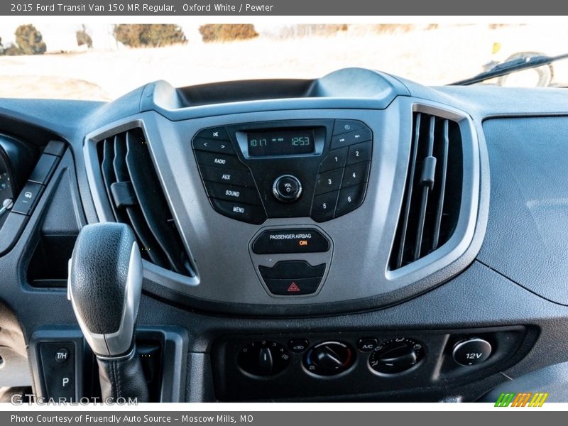 Oxford White / Pewter 2015 Ford Transit Van 150 MR Regular