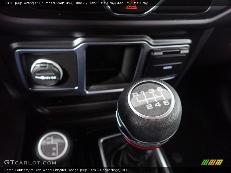 Black / Dark Slate Gray/Medium Slate Gray 2010 Jeep Wrangler Unlimited Sport 4x4