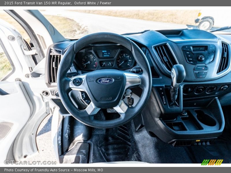 Oxford White / Pewter 2015 Ford Transit Van 150 MR Regular