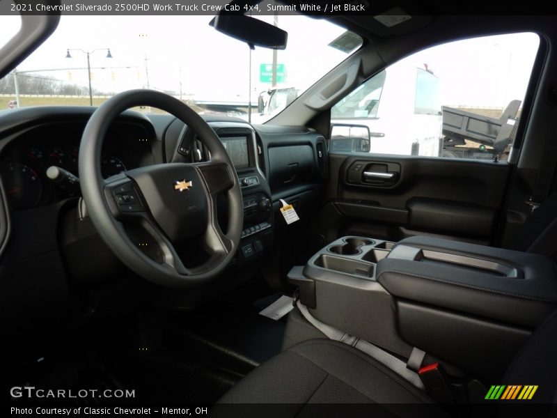 Summit White / Jet Black 2021 Chevrolet Silverado 2500HD Work Truck Crew Cab 4x4