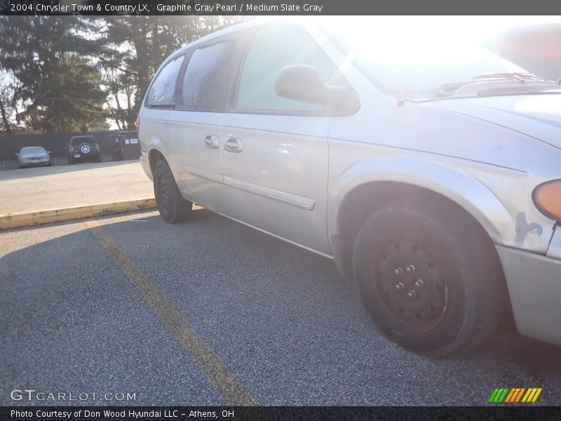Graphite Gray Pearl / Medium Slate Gray 2004 Chrysler Town & Country LX