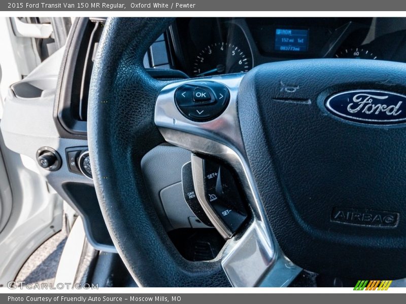Oxford White / Pewter 2015 Ford Transit Van 150 MR Regular