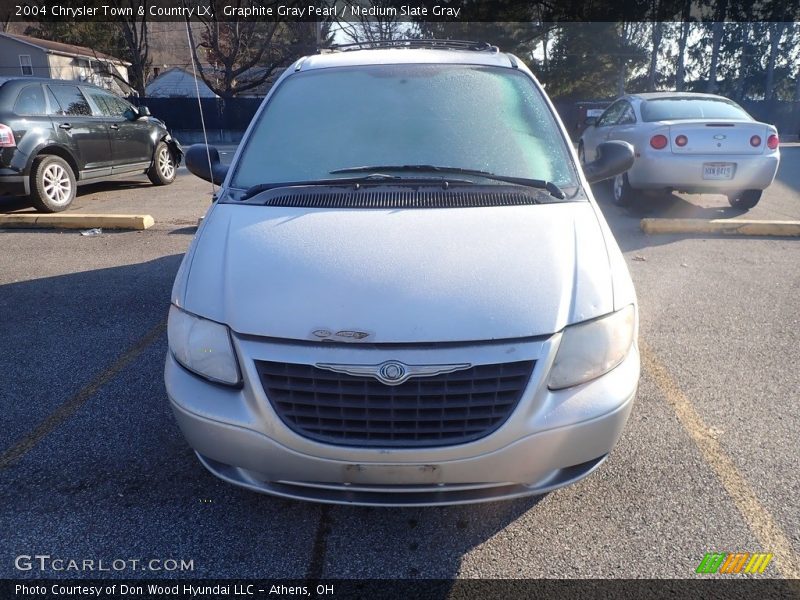 Graphite Gray Pearl / Medium Slate Gray 2004 Chrysler Town & Country LX