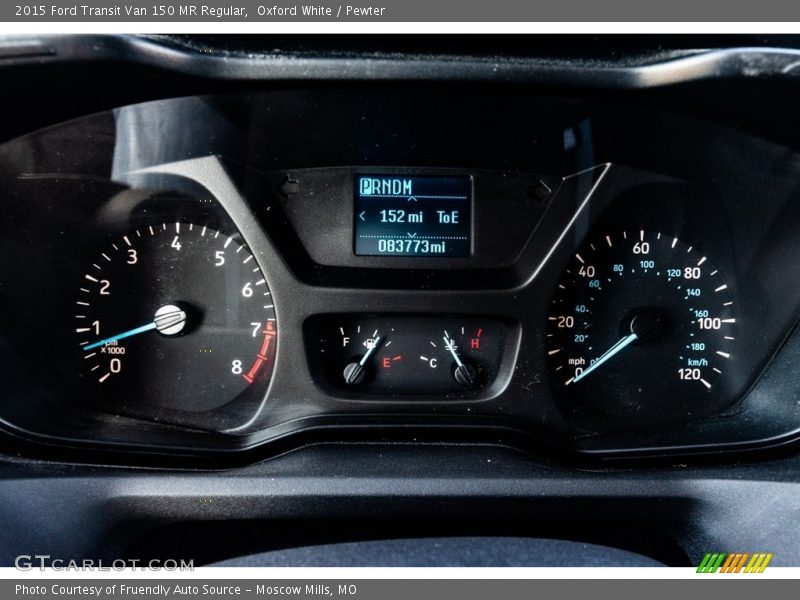 Oxford White / Pewter 2015 Ford Transit Van 150 MR Regular