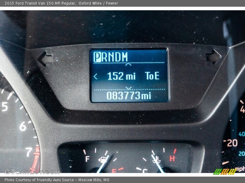 Oxford White / Pewter 2015 Ford Transit Van 150 MR Regular