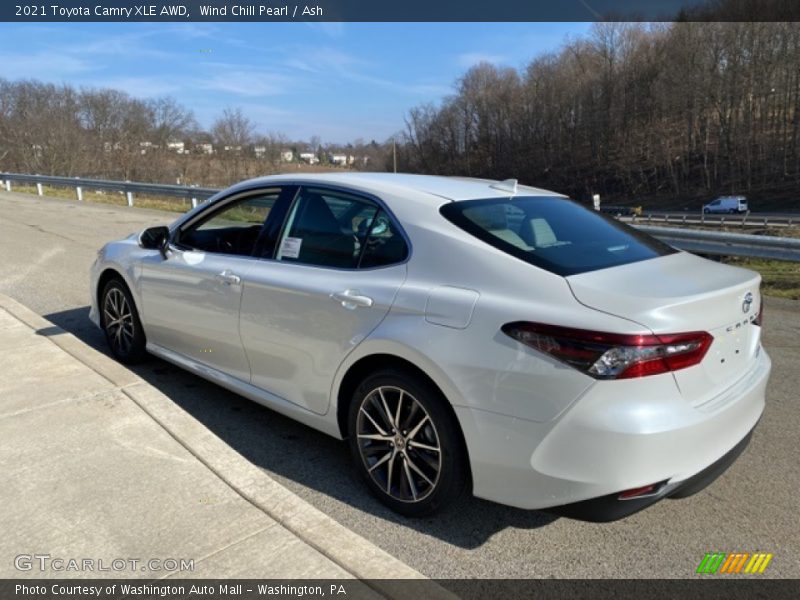 Wind Chill Pearl / Ash 2021 Toyota Camry XLE AWD
