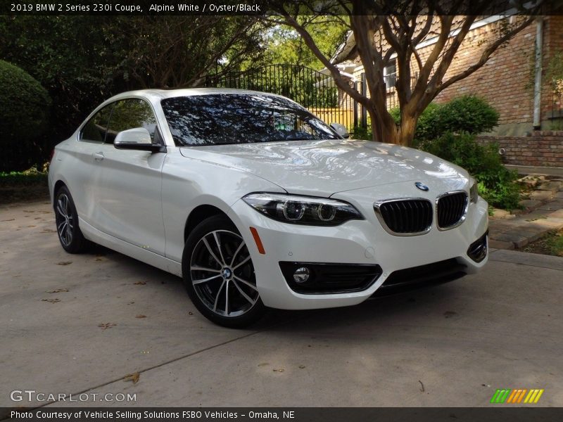 Alpine White / Oyster/Black 2019 BMW 2 Series 230i Coupe