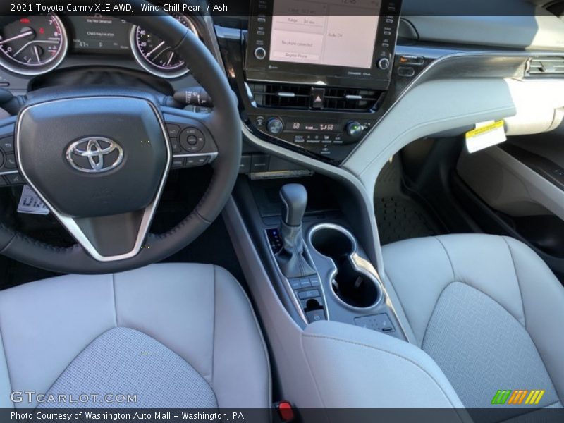 Wind Chill Pearl / Ash 2021 Toyota Camry XLE AWD