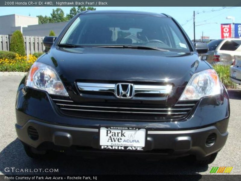 Nighthawk Black Pearl / Black 2008 Honda CR-V EX 4WD