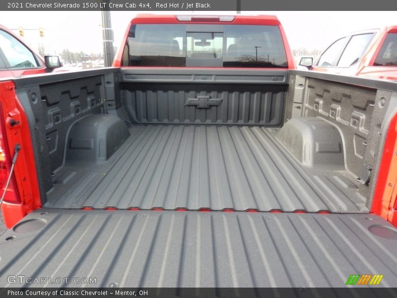 Red Hot / Jet Black 2021 Chevrolet Silverado 1500 LT Crew Cab 4x4