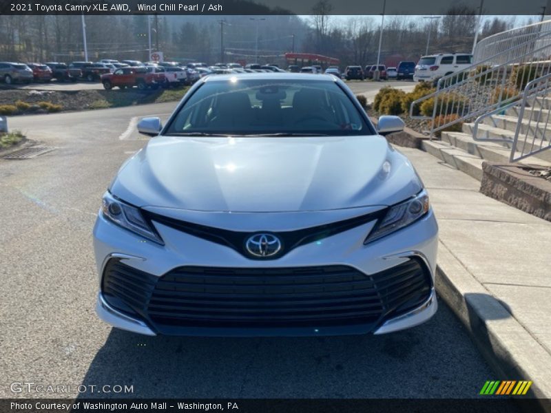 Wind Chill Pearl / Ash 2021 Toyota Camry XLE AWD