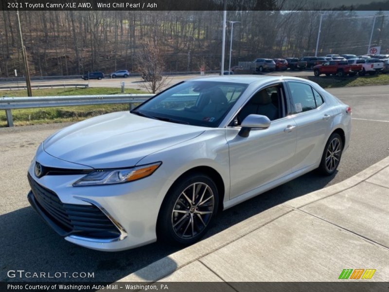 Wind Chill Pearl / Ash 2021 Toyota Camry XLE AWD