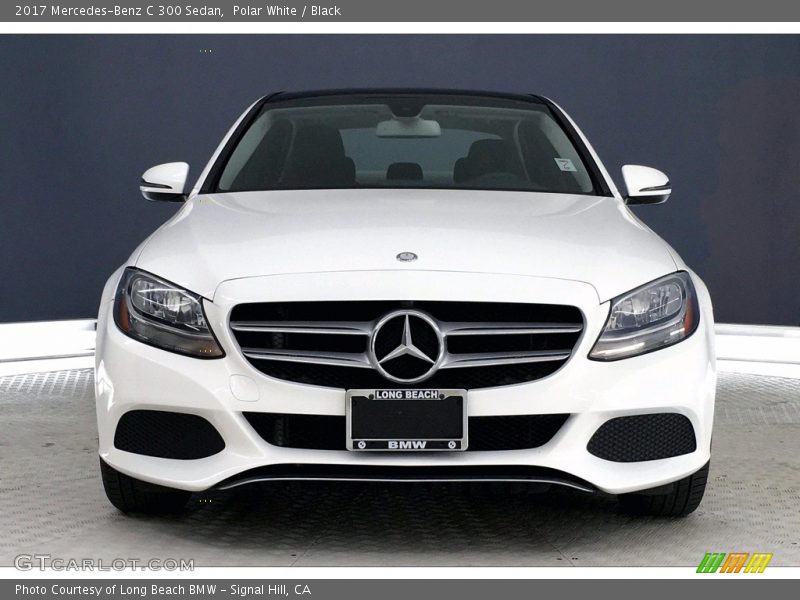 Polar White / Black 2017 Mercedes-Benz C 300 Sedan