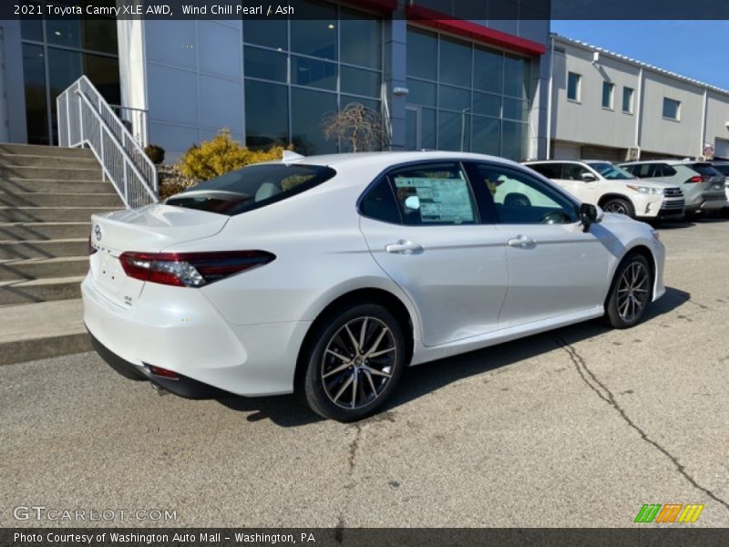 Wind Chill Pearl / Ash 2021 Toyota Camry XLE AWD
