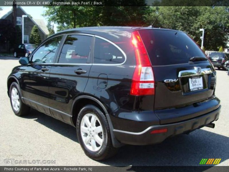 Nighthawk Black Pearl / Black 2008 Honda CR-V EX 4WD