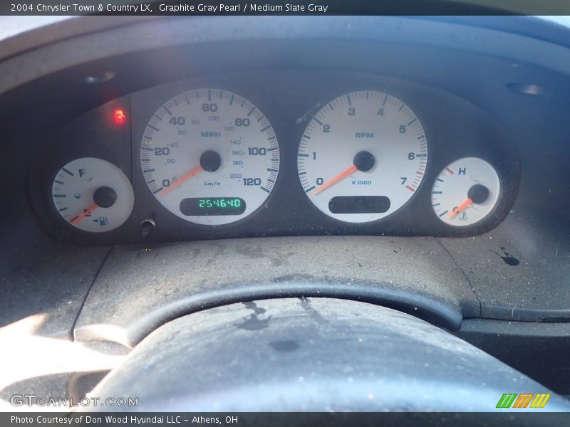 Graphite Gray Pearl / Medium Slate Gray 2004 Chrysler Town & Country LX