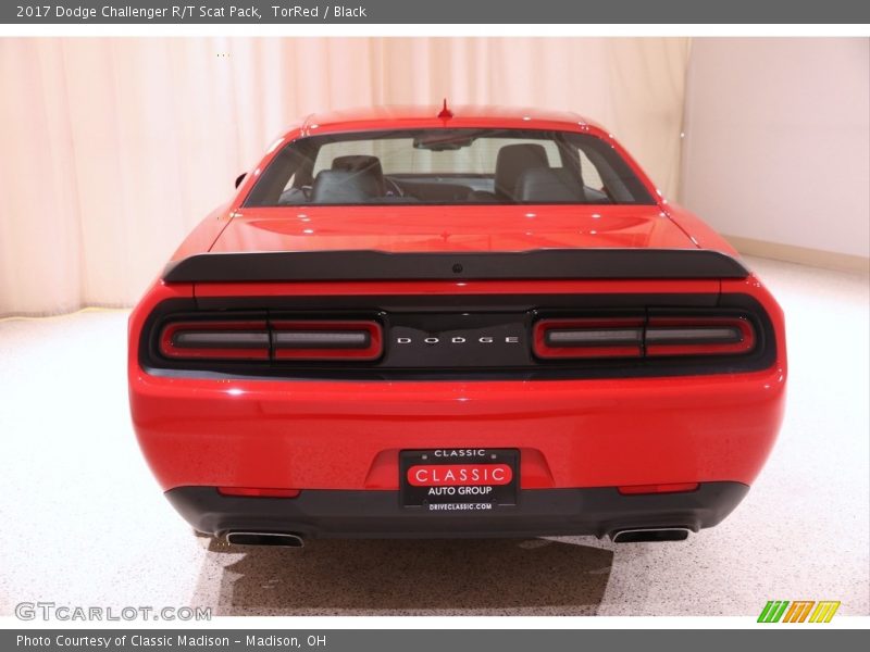 TorRed / Black 2017 Dodge Challenger R/T Scat Pack