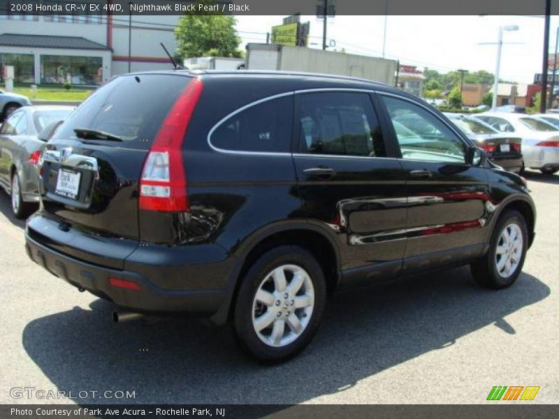Nighthawk Black Pearl / Black 2008 Honda CR-V EX 4WD