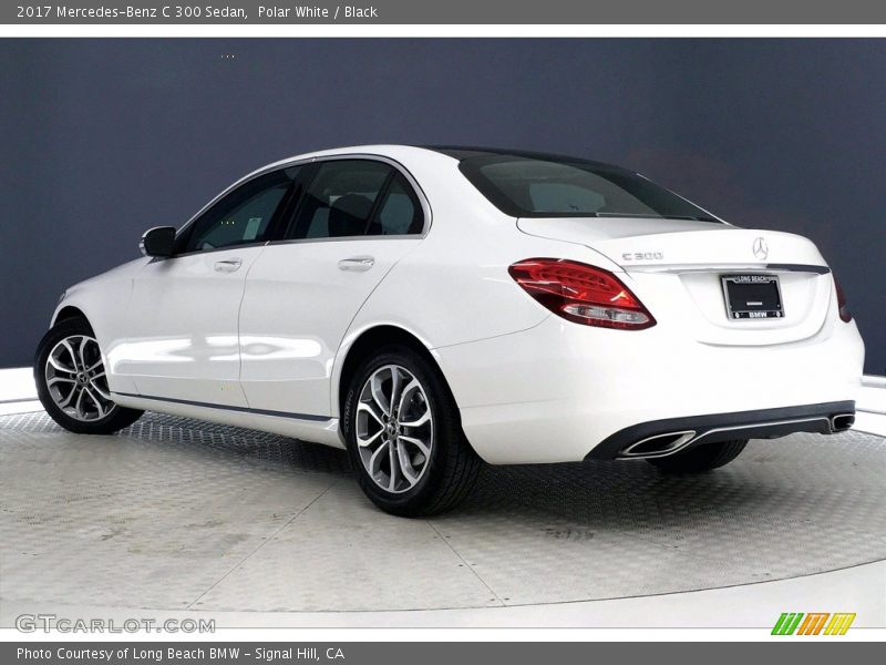 Polar White / Black 2017 Mercedes-Benz C 300 Sedan