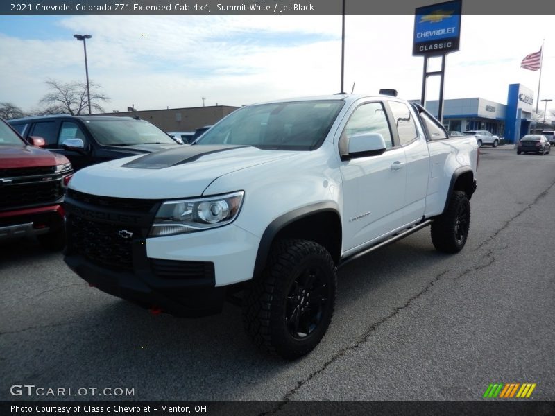 Summit White / Jet Black 2021 Chevrolet Colorado Z71 Extended Cab 4x4