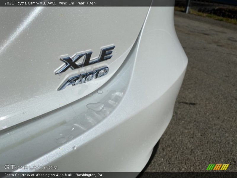 Wind Chill Pearl / Ash 2021 Toyota Camry XLE AWD