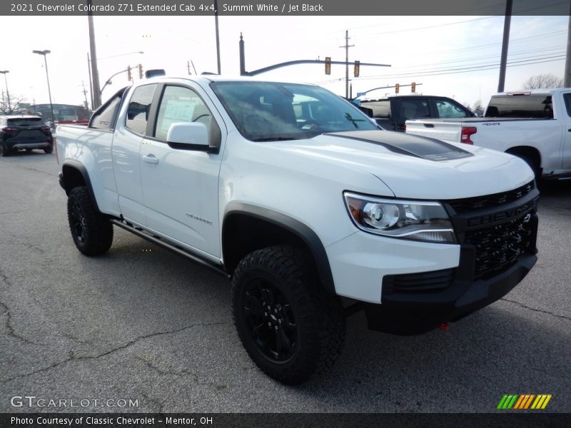 Summit White / Jet Black 2021 Chevrolet Colorado Z71 Extended Cab 4x4