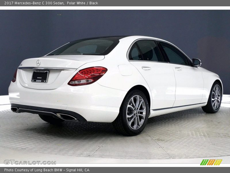 Polar White / Black 2017 Mercedes-Benz C 300 Sedan