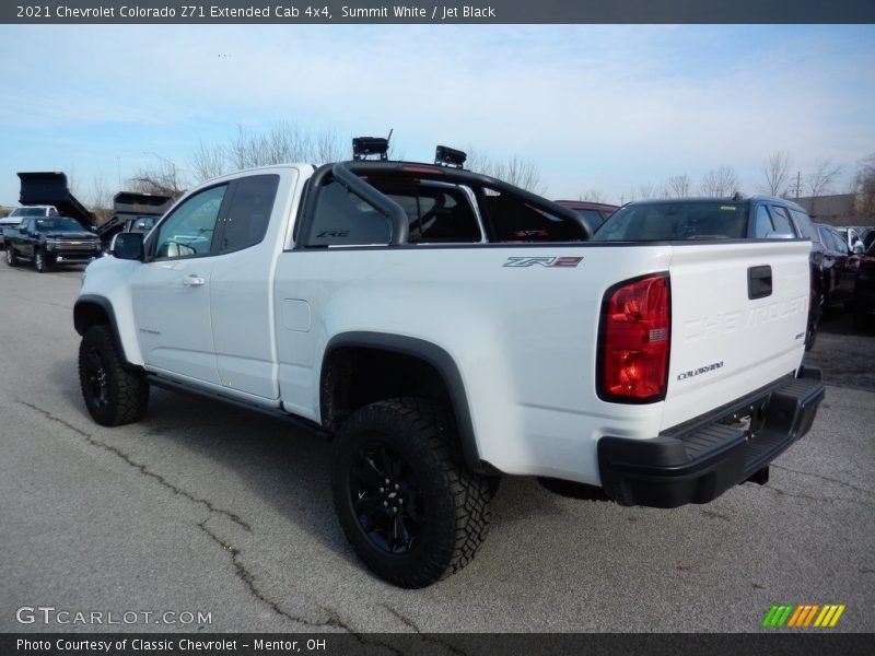 Summit White / Jet Black 2021 Chevrolet Colorado Z71 Extended Cab 4x4