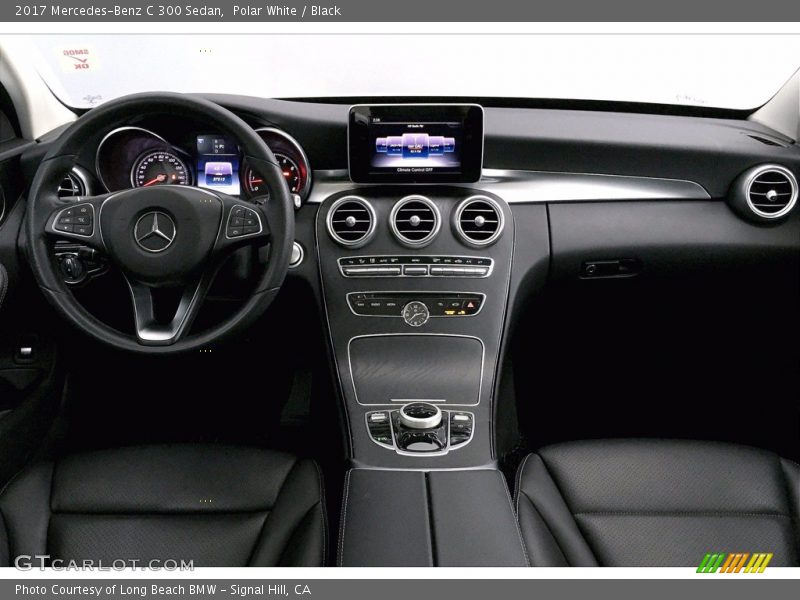 Polar White / Black 2017 Mercedes-Benz C 300 Sedan