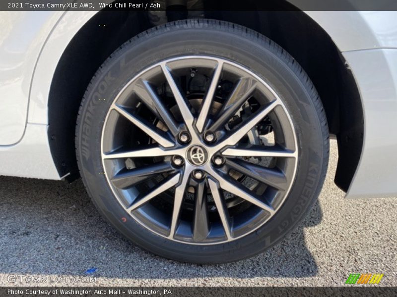 Wind Chill Pearl / Ash 2021 Toyota Camry XLE AWD