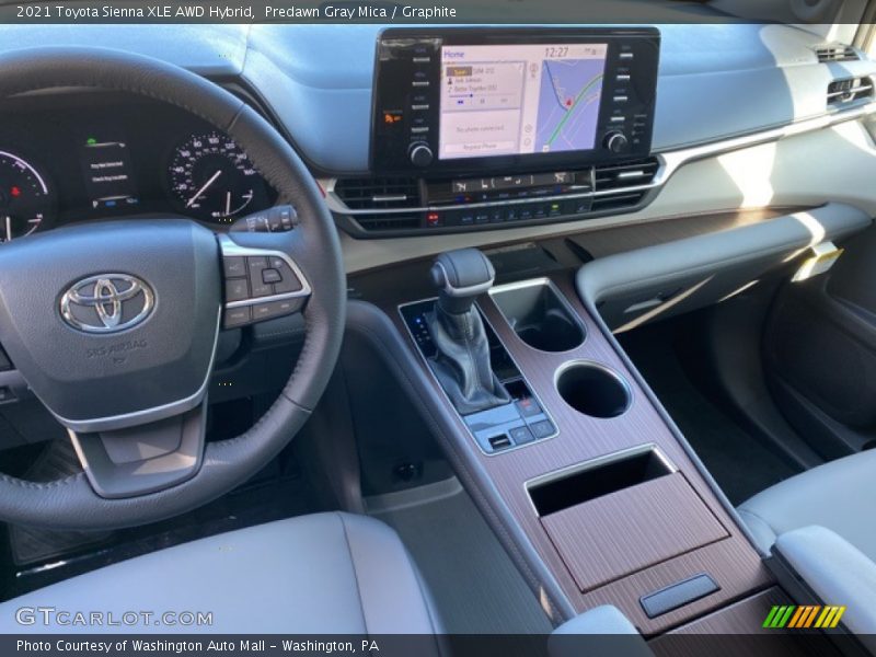 Predawn Gray Mica / Graphite 2021 Toyota Sienna XLE AWD Hybrid
