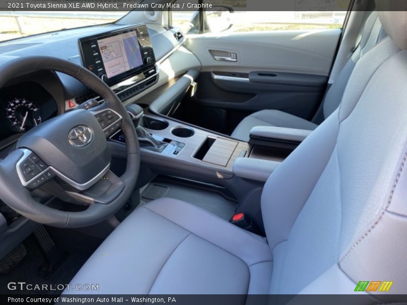 Predawn Gray Mica / Graphite 2021 Toyota Sienna XLE AWD Hybrid