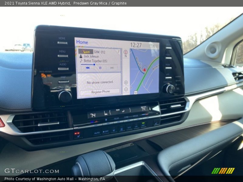 Predawn Gray Mica / Graphite 2021 Toyota Sienna XLE AWD Hybrid