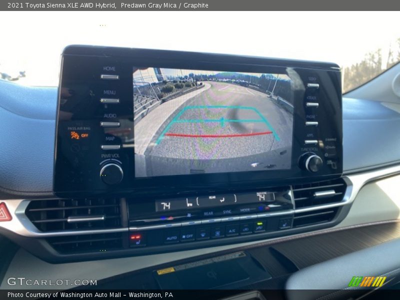 Predawn Gray Mica / Graphite 2021 Toyota Sienna XLE AWD Hybrid