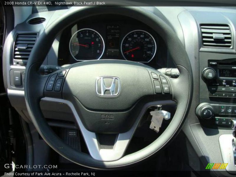 Nighthawk Black Pearl / Black 2008 Honda CR-V EX 4WD