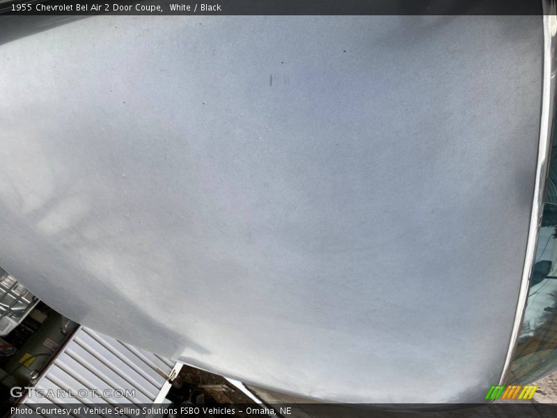 White / Black 1955 Chevrolet Bel Air 2 Door Coupe