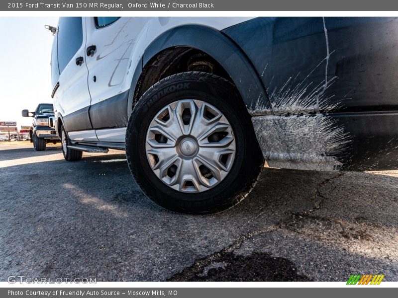 Oxford White / Charcoal Black 2015 Ford Transit Van 150 MR Regular