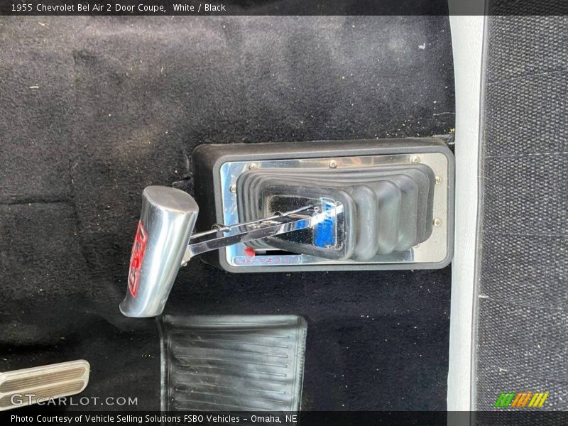 White / Black 1955 Chevrolet Bel Air 2 Door Coupe