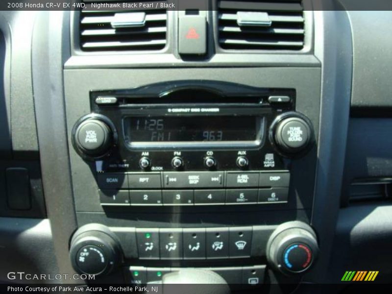 Nighthawk Black Pearl / Black 2008 Honda CR-V EX 4WD
