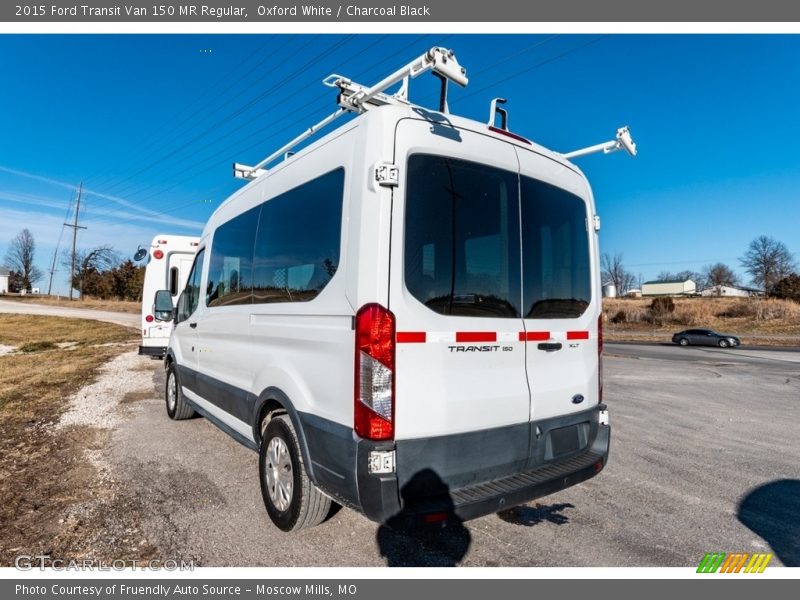 Oxford White / Charcoal Black 2015 Ford Transit Van 150 MR Regular