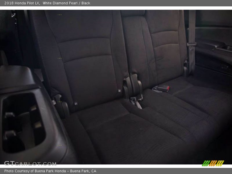 White Diamond Pearl / Black 2018 Honda Pilot LX