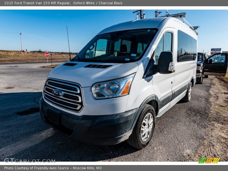 Oxford White / Charcoal Black 2015 Ford Transit Van 150 MR Regular